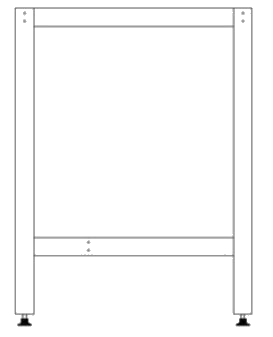 Piètement type H